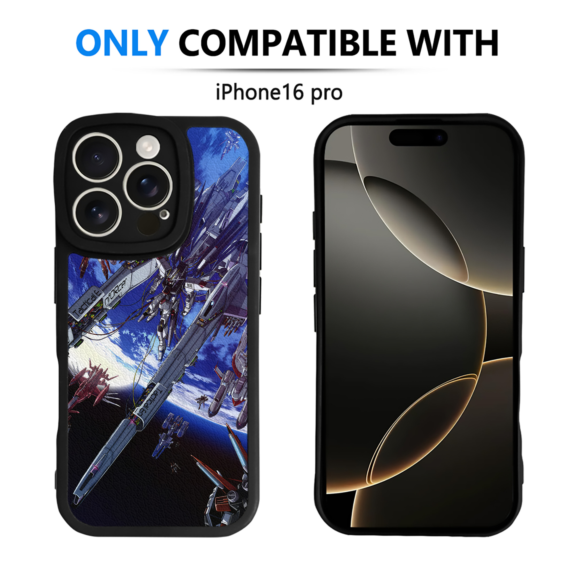 （画像用） 機動戦士ガンダム Mobile Suit Gundam 【iPhone 16シリーズ対応】シリコンスマホケース（レザー調） 材質：シリコン